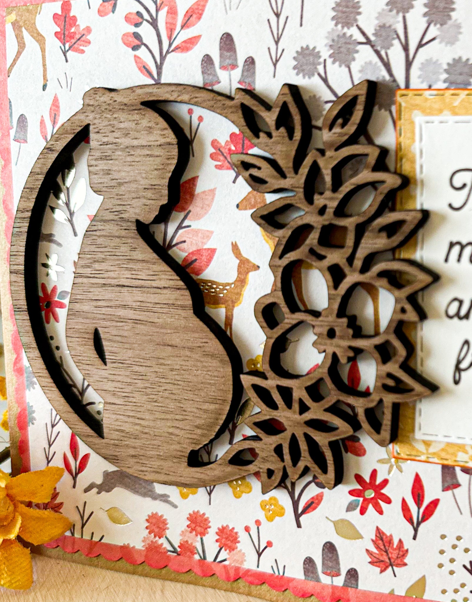 Wooden Baby Shower Card - New Beginning Designs