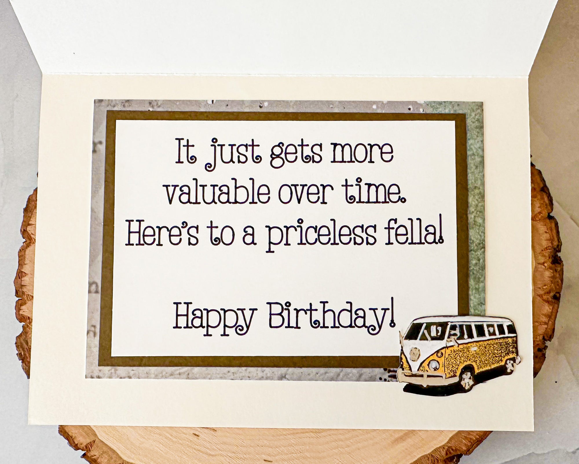 Classic Car Birthday Card - New Beginning Designs
