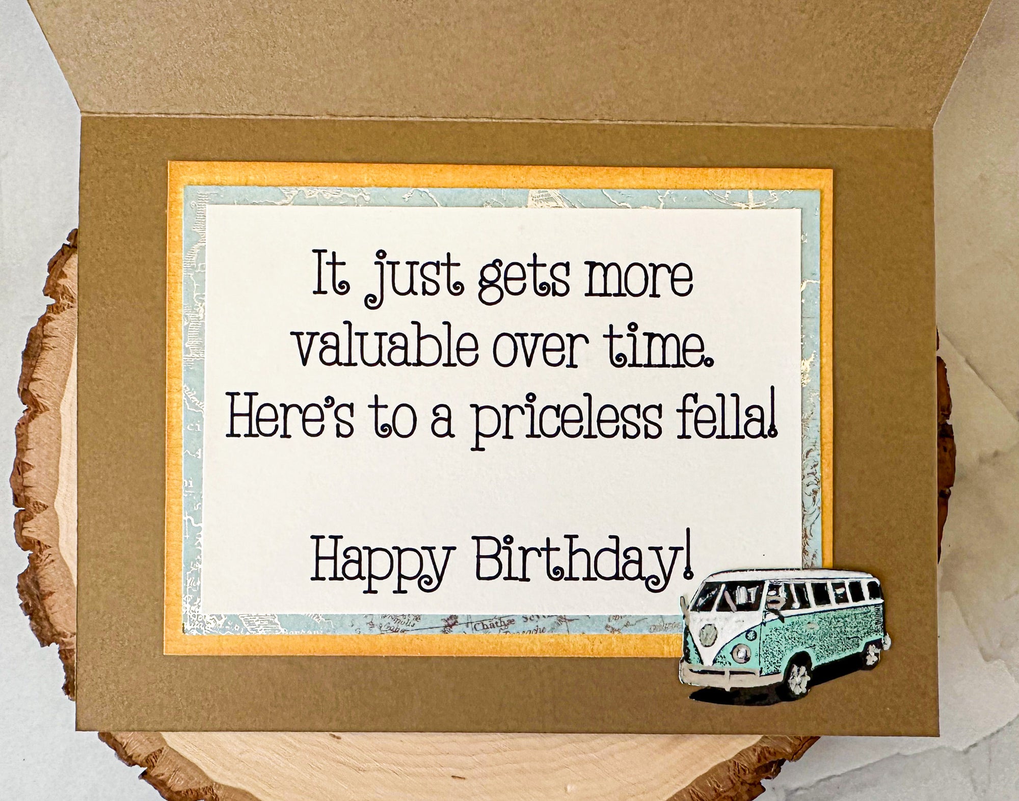 Classic Car Birthday Card - New Beginning Designs