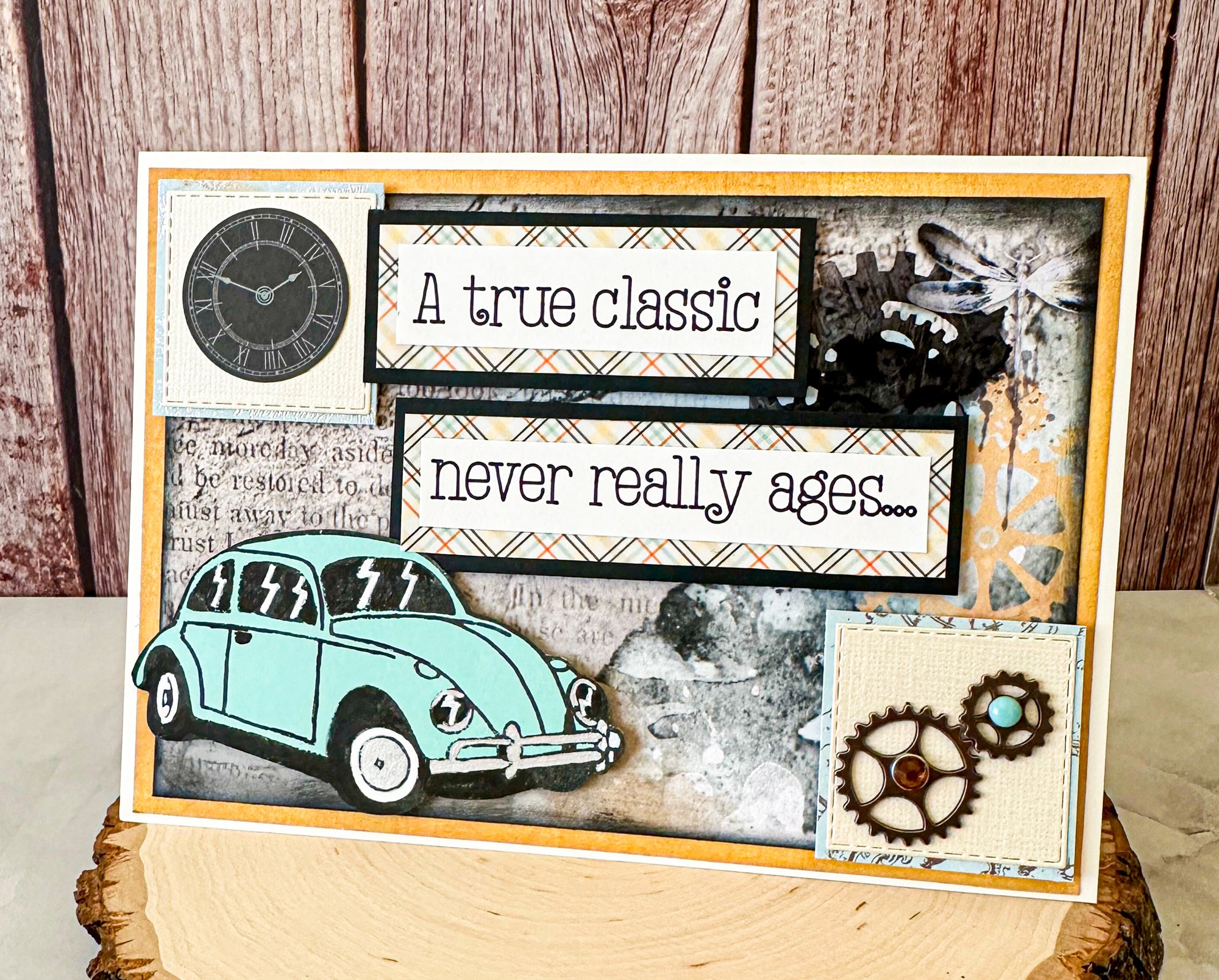 Classic Car Birthday Card - New Beginning Designs