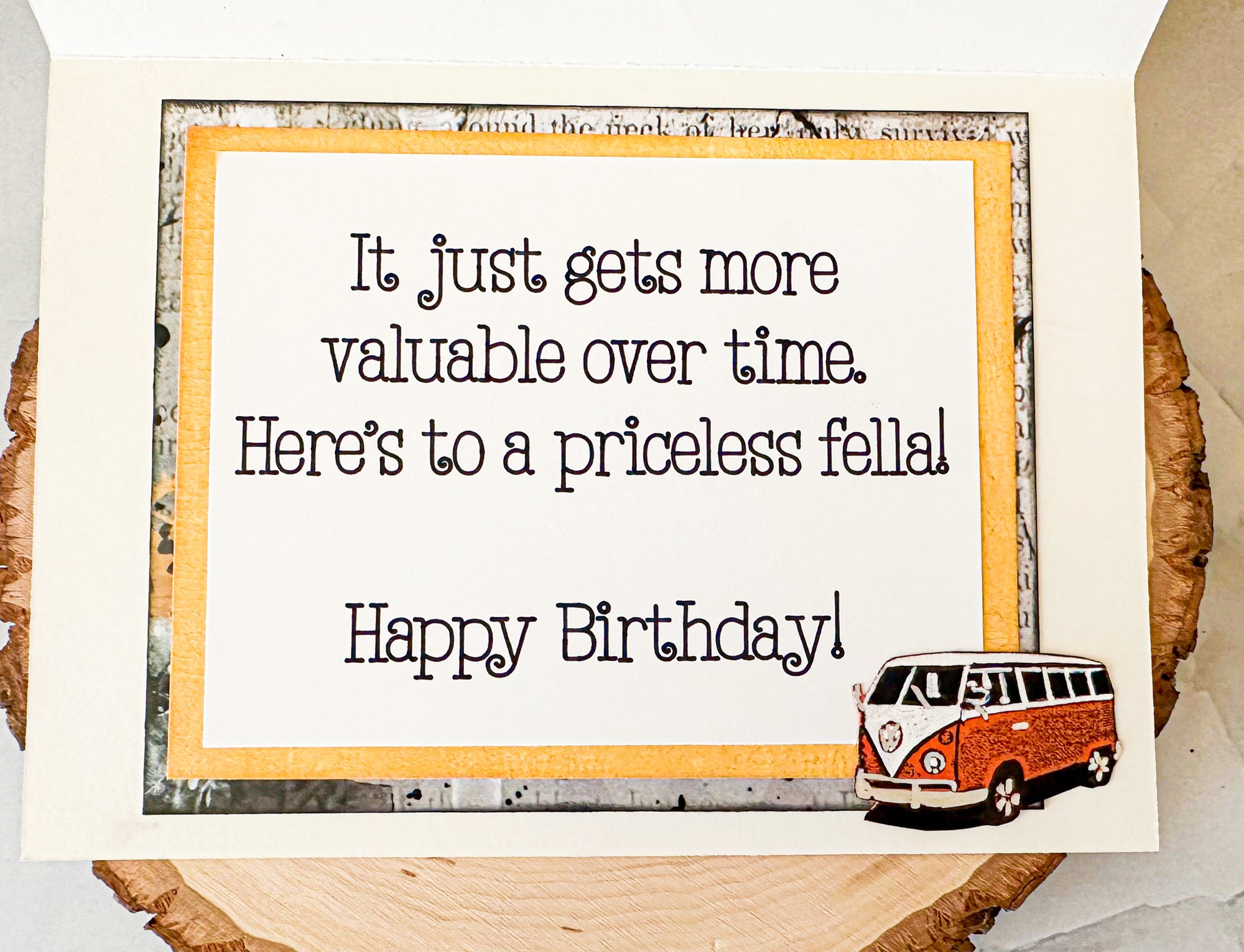 Classic Car Birthday Card - New Beginning Designs