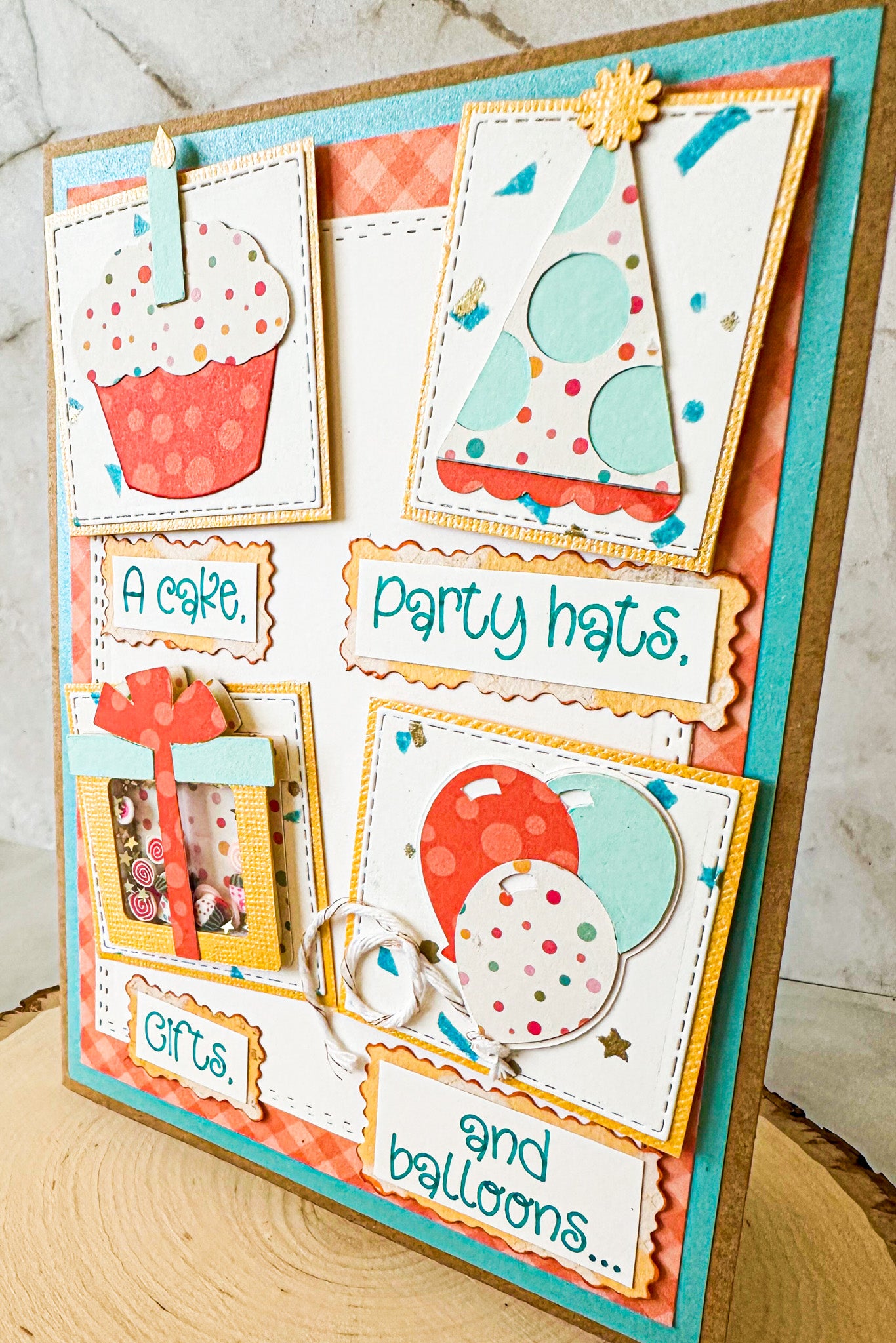 Polka-Dot Birthday Card - New Beginning Designs