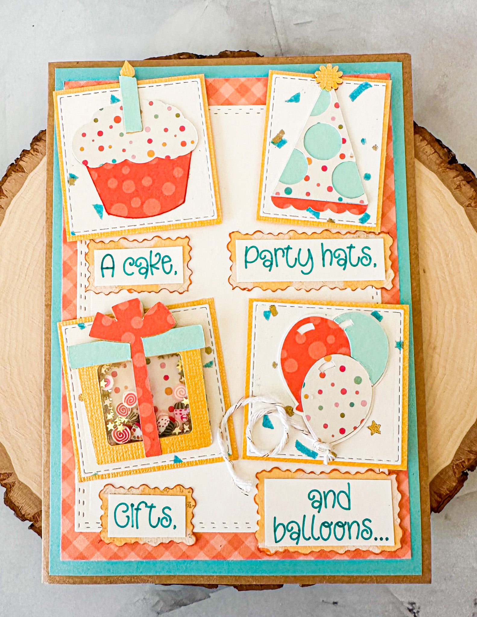 Polka-Dot Birthday Card - New Beginning Designs