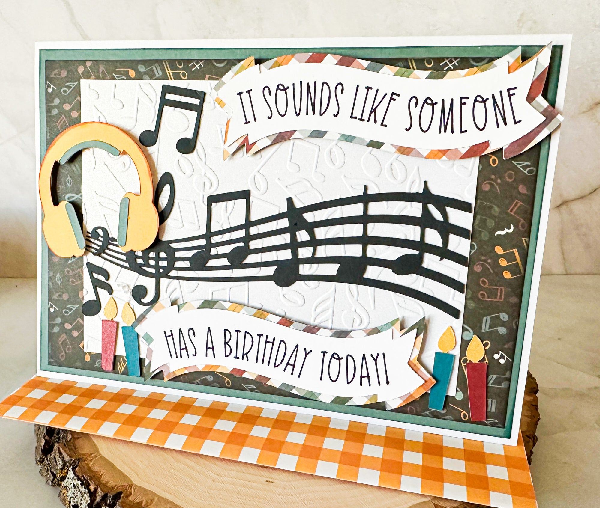 Music Birthday Card - New Beginning Designs
