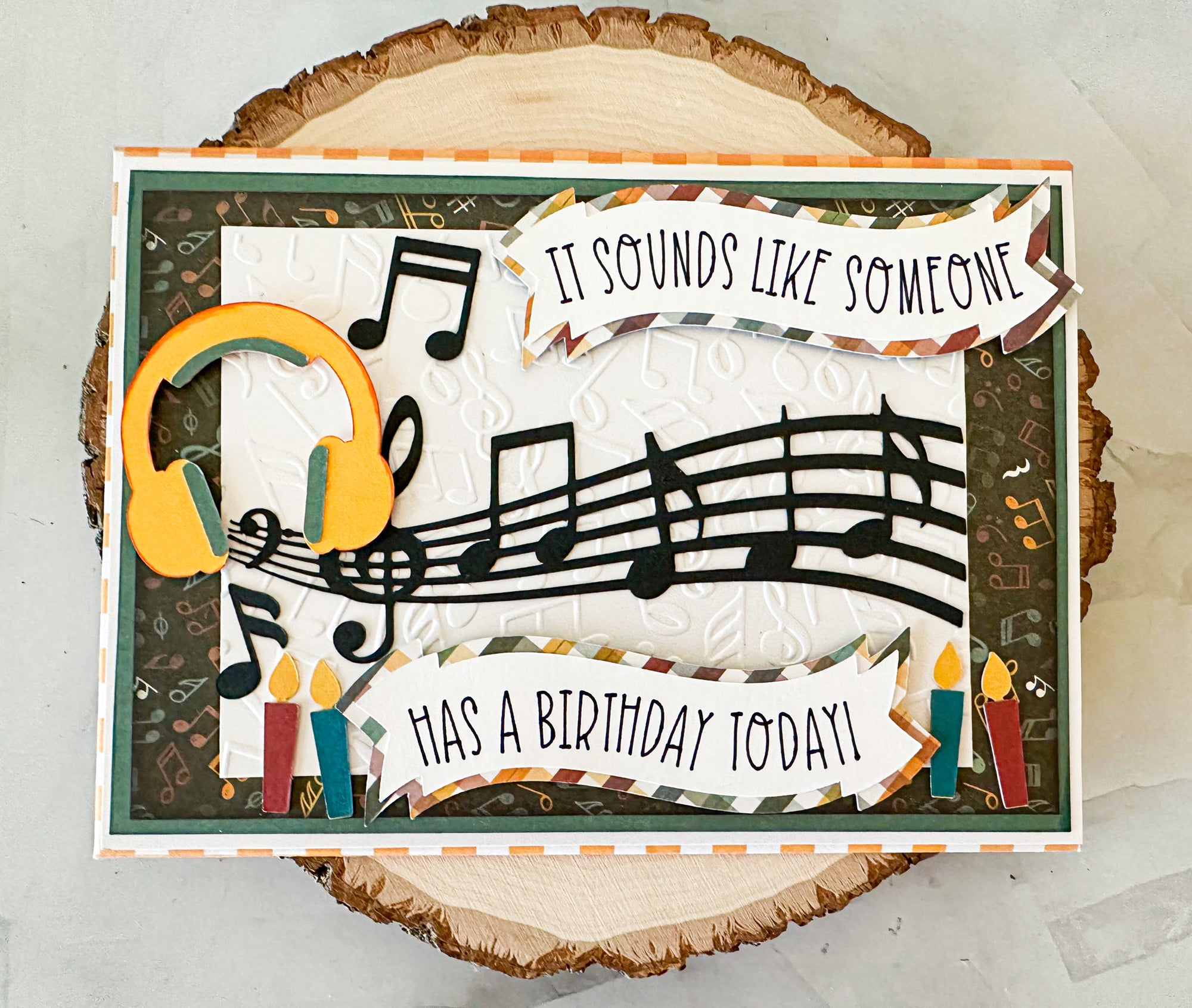 Music Birthday Card - New Beginning Designs