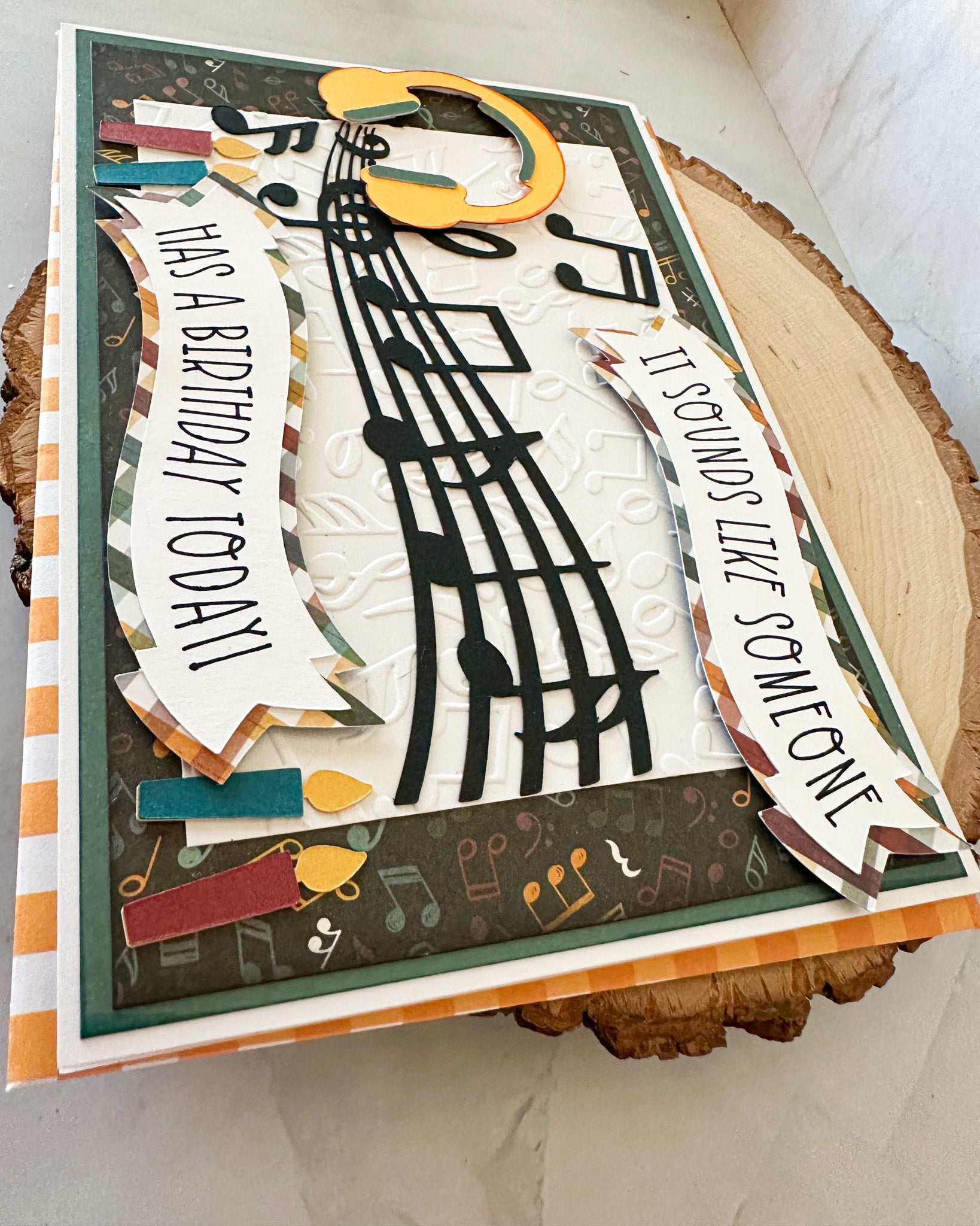 Music Birthday Card - New Beginning Designs