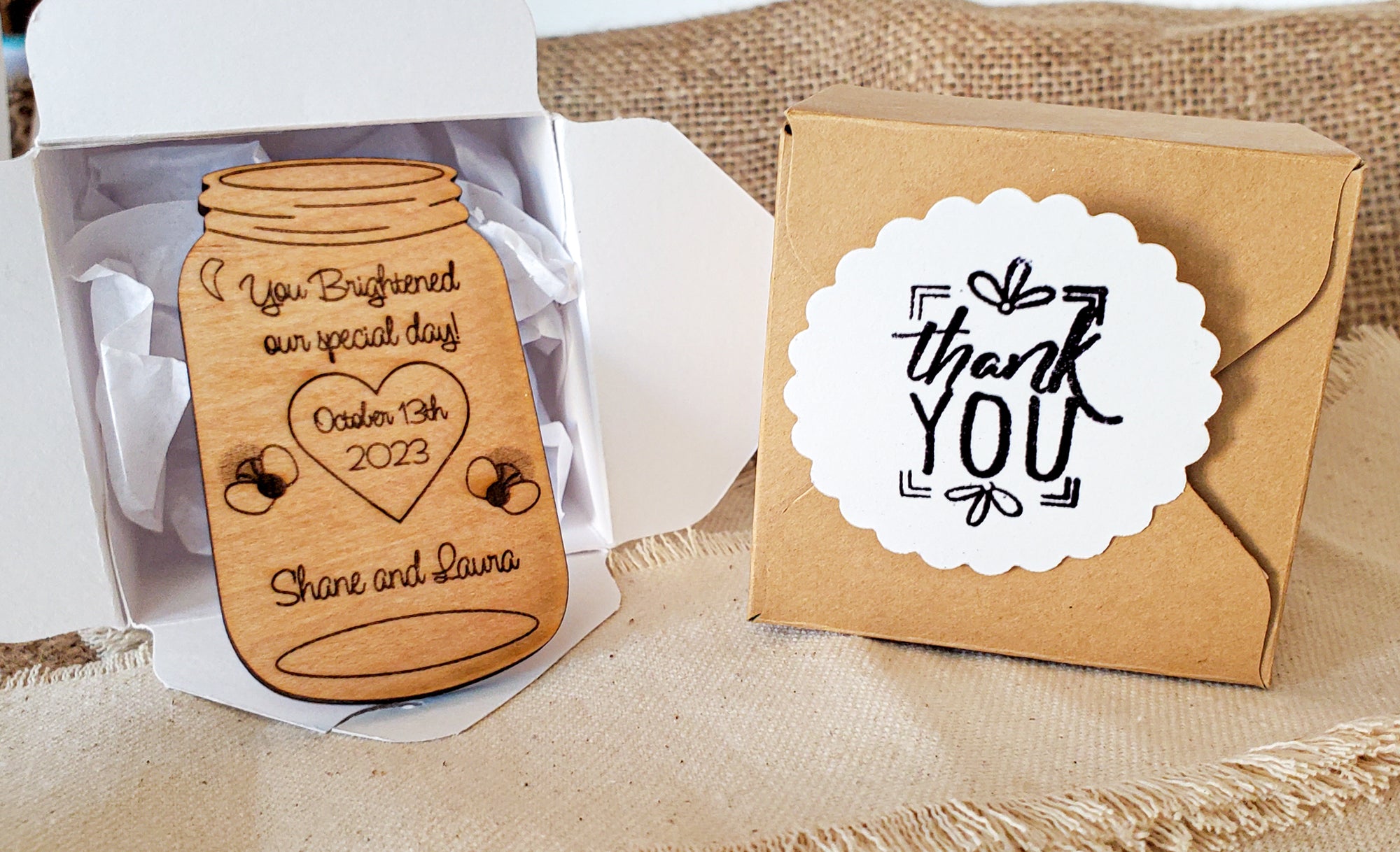 Mason Jar Wedding Favors - New Beginning Designs