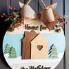 Home for the Holidays Door Sign - New Beginning Designs