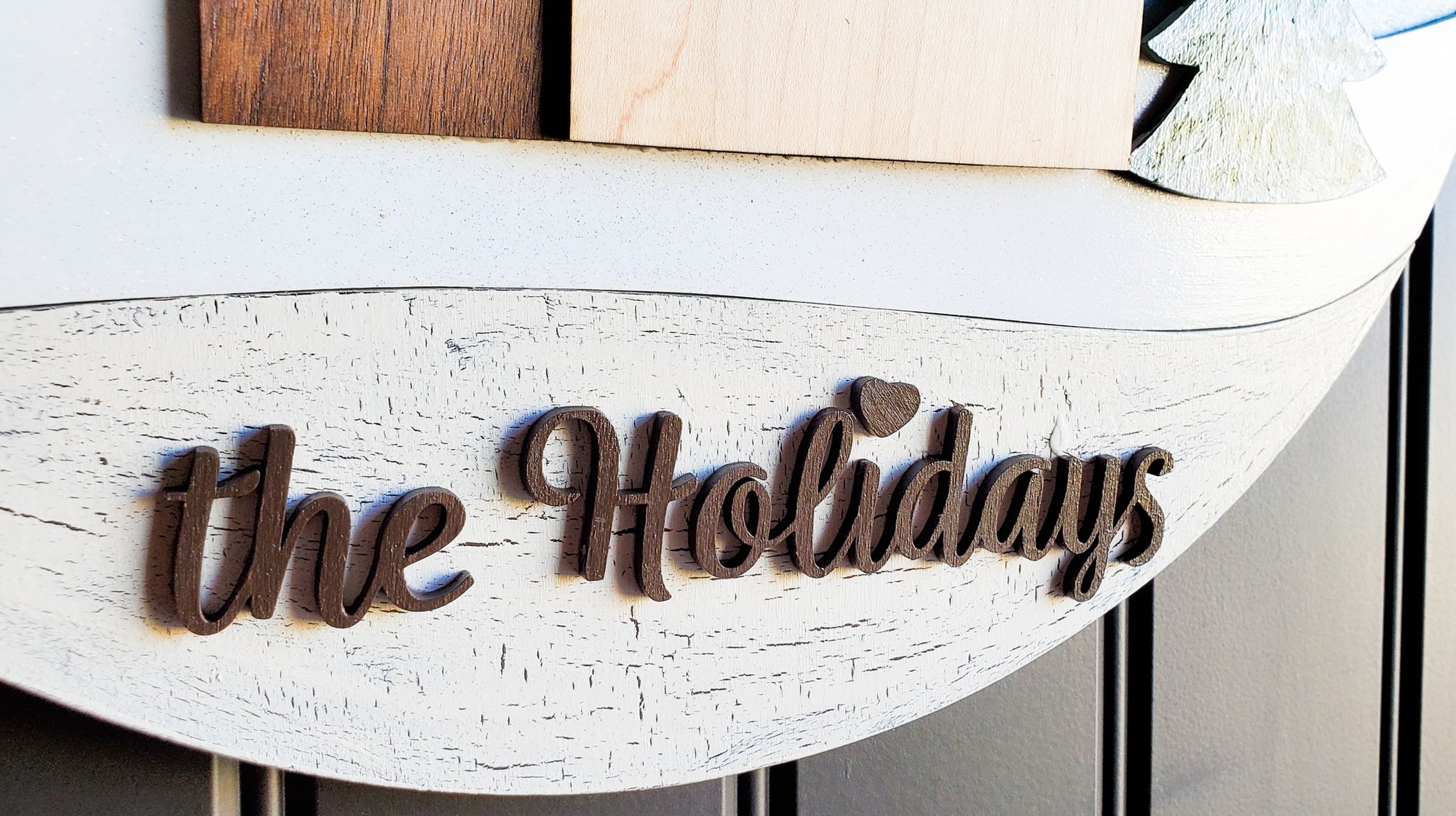 Home for the Holidays Door Sign - New Beginning Designs