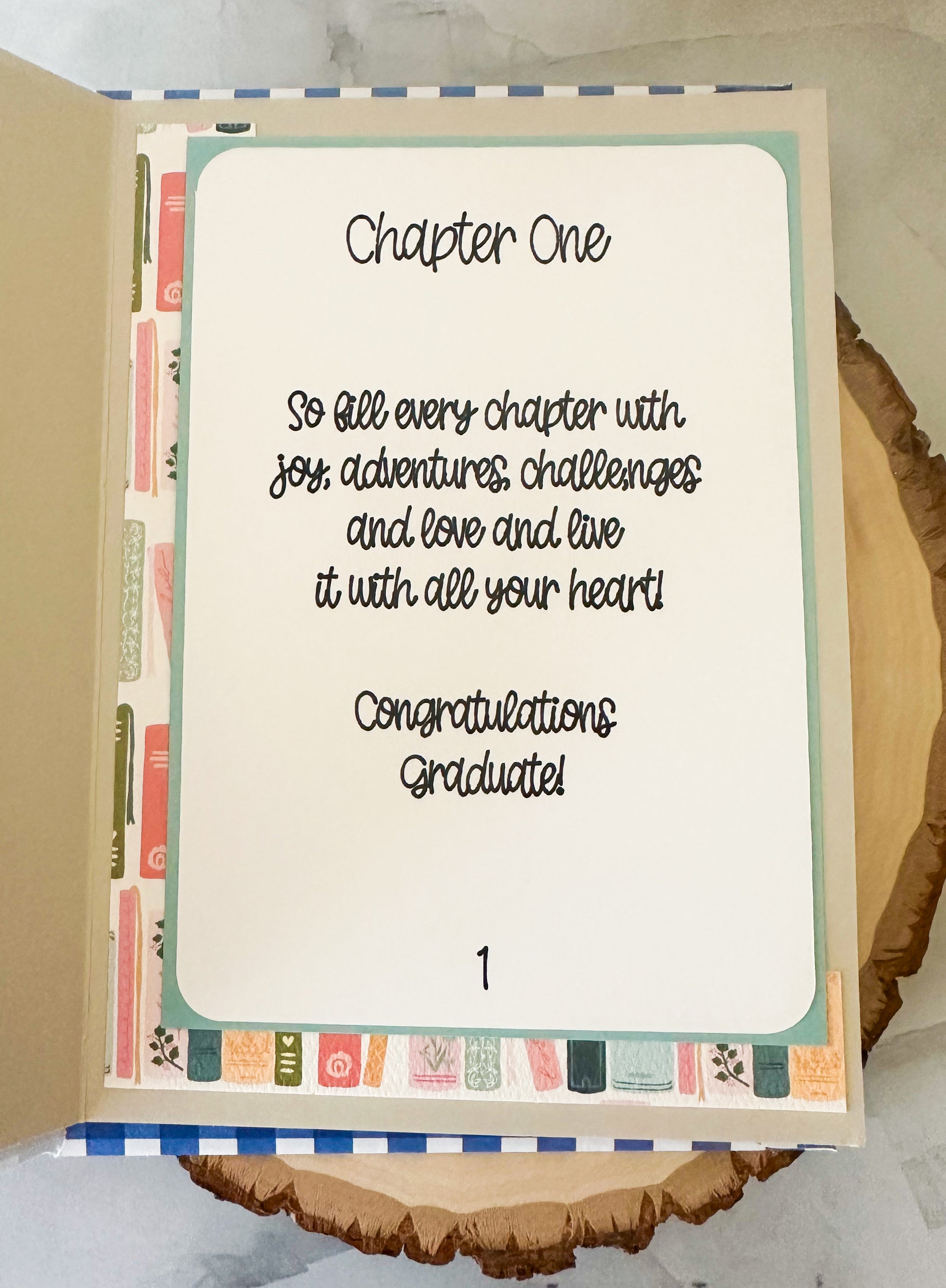 Book Graduation Card, Story Graduation Card, Card for High School Grad - New Beginning Designs