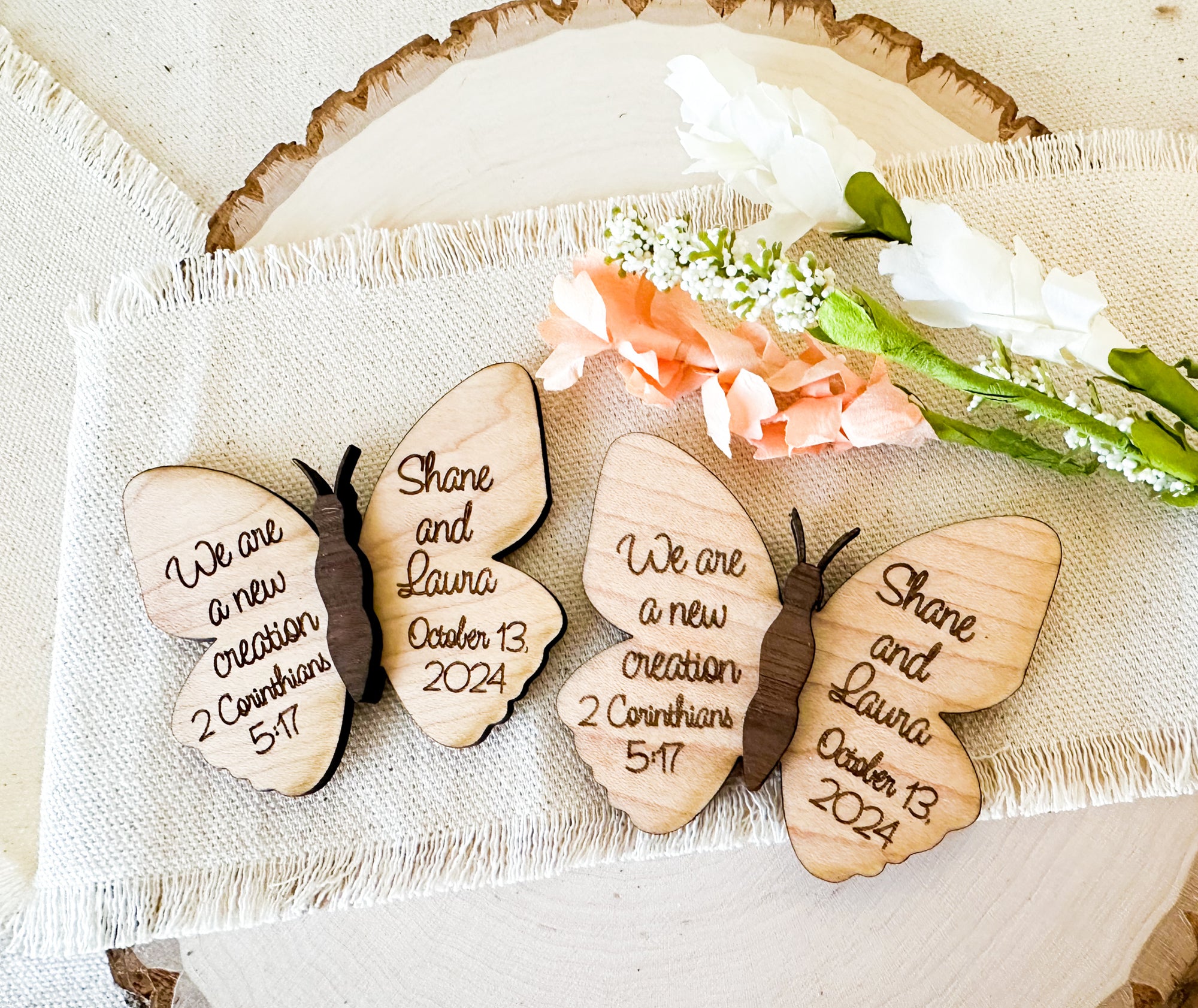 Butterfly Magnet Wedding Favors