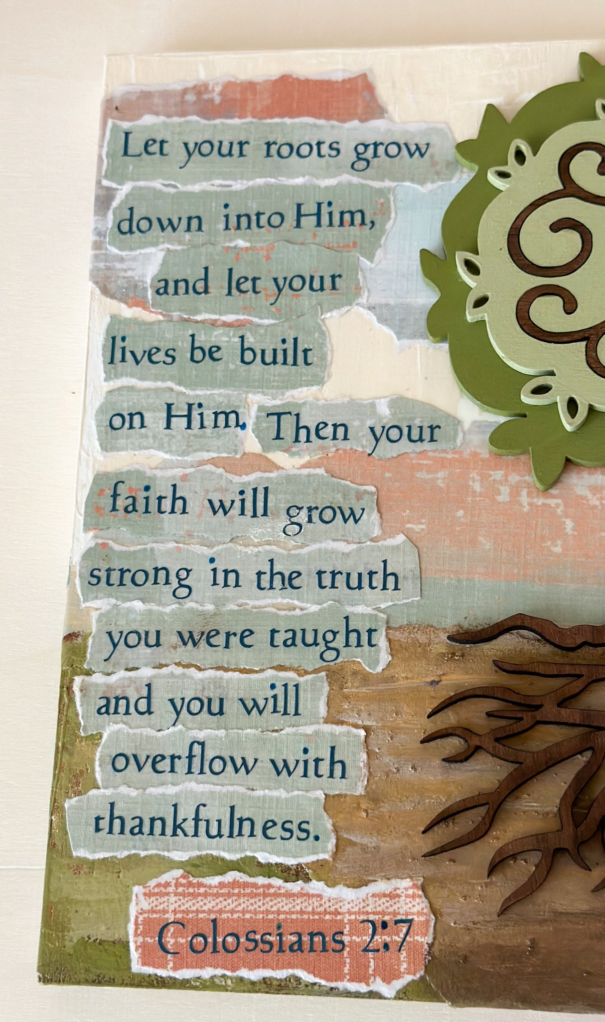 Tree Roots Scripture Art - New Beginning Designs