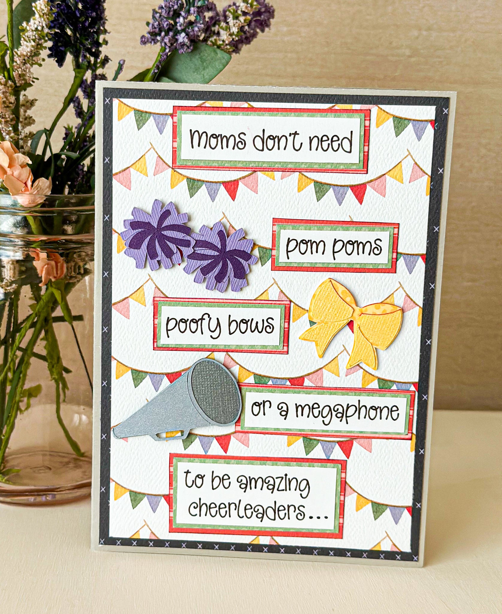 Cheerleader Mother's Day Card - New Beginning Designs