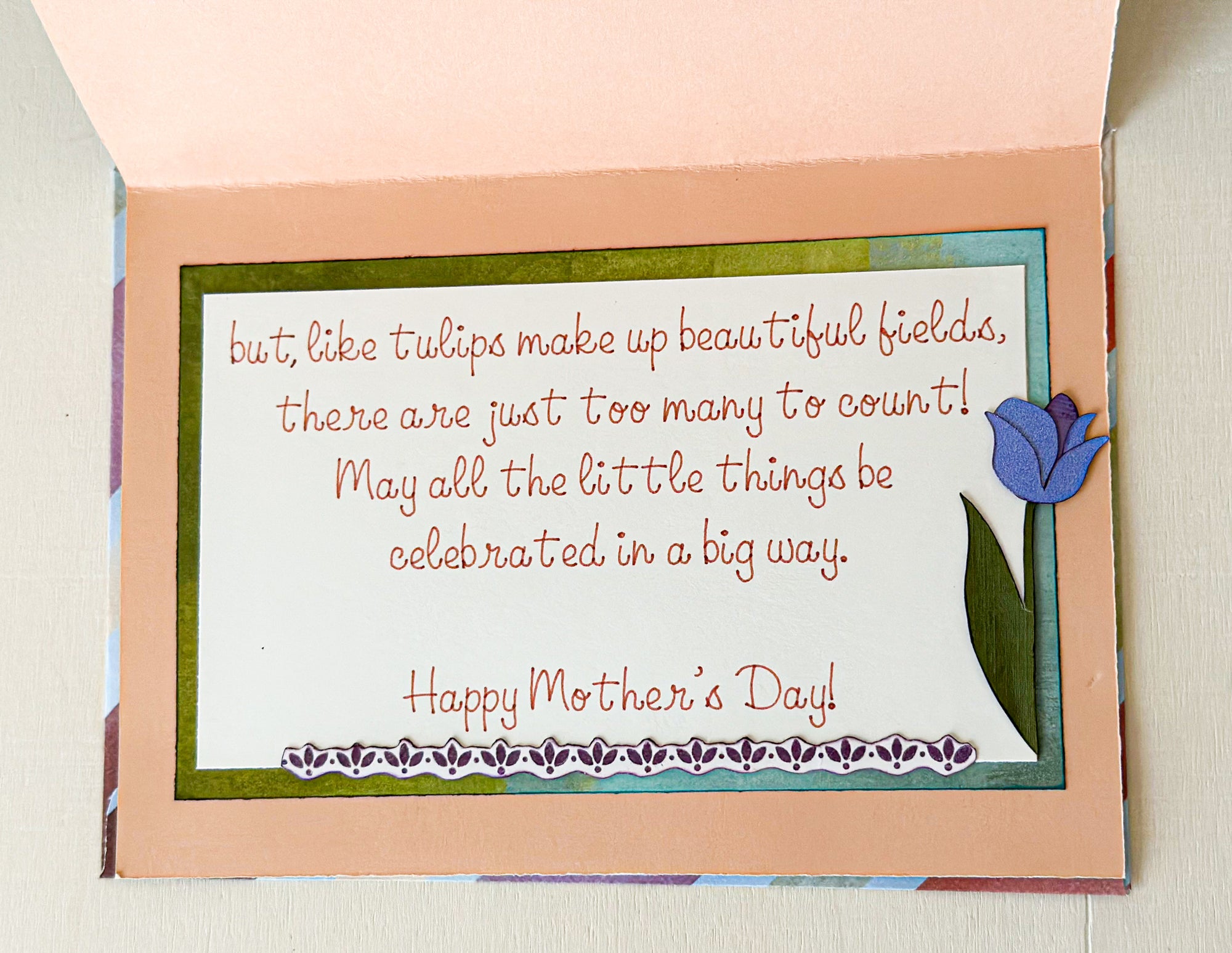 Tulip Mother's Day Card, Windmill Mother's Day Card - New Beginning Designs