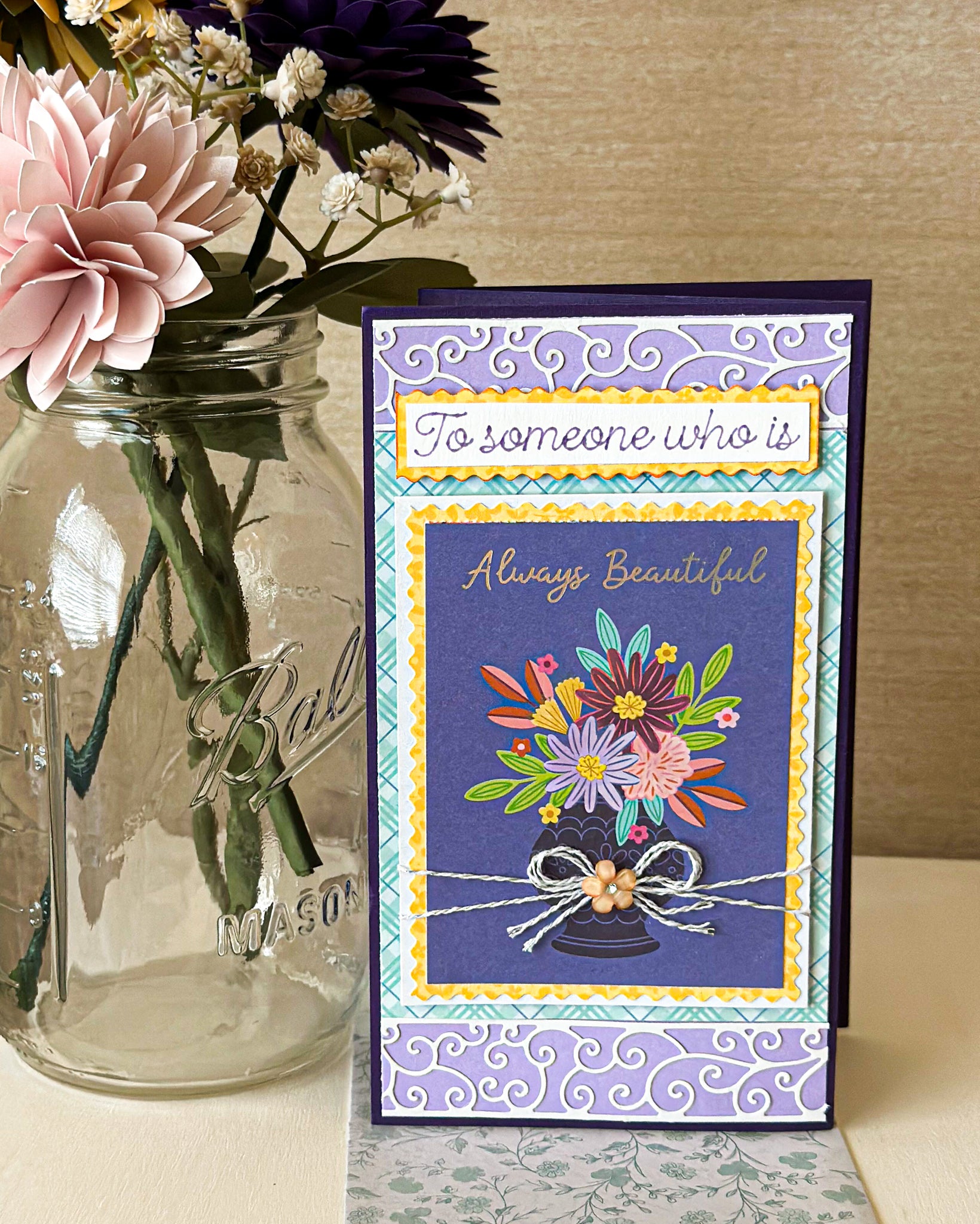 Floral Bouquet Mother's Day Card - New Beginning Designs