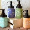 Butterfly Mason Jar Soap Dispenser - New Beginning Designs