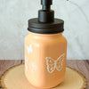 Butterfly Mason Jar Soap Dispenser - New Beginning Designs