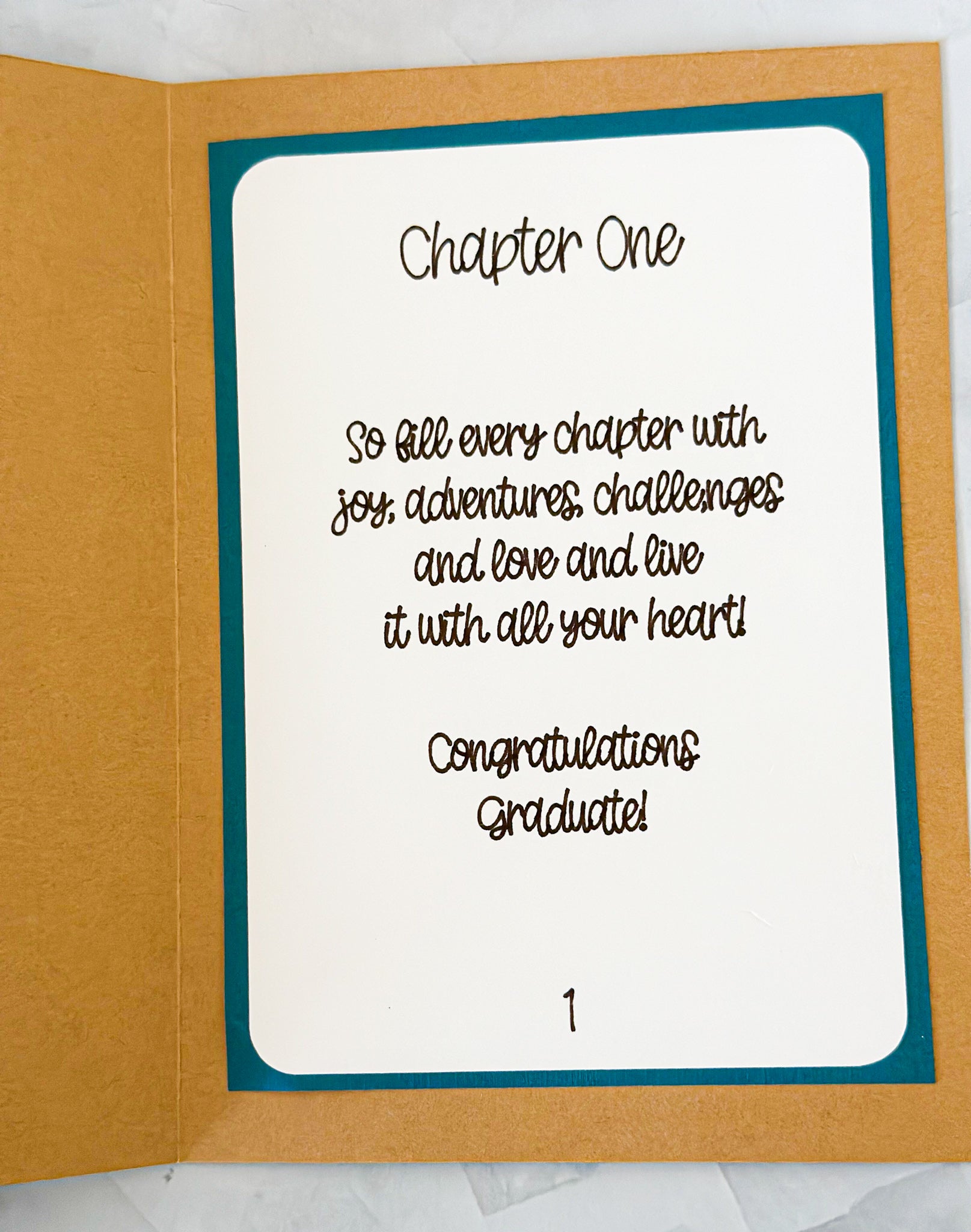 Book Graduation Card, Story Graduation Card, Card for High School Grad - New Beginning Designs