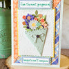 Flower Bouquet Mother's Day Card, Bouquet Mother's Day Card, Flower Mom Card - New Beginning Designs