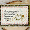 Bicycle Wedding Card, New Journey Wedding Card, Floral Wedding Card - New Beginning Designs