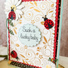 Ladybug Baby Shower Card, Ladybug Card, Card for Mama to Be, New Mama Lady Bug Card, Baby Shower Card