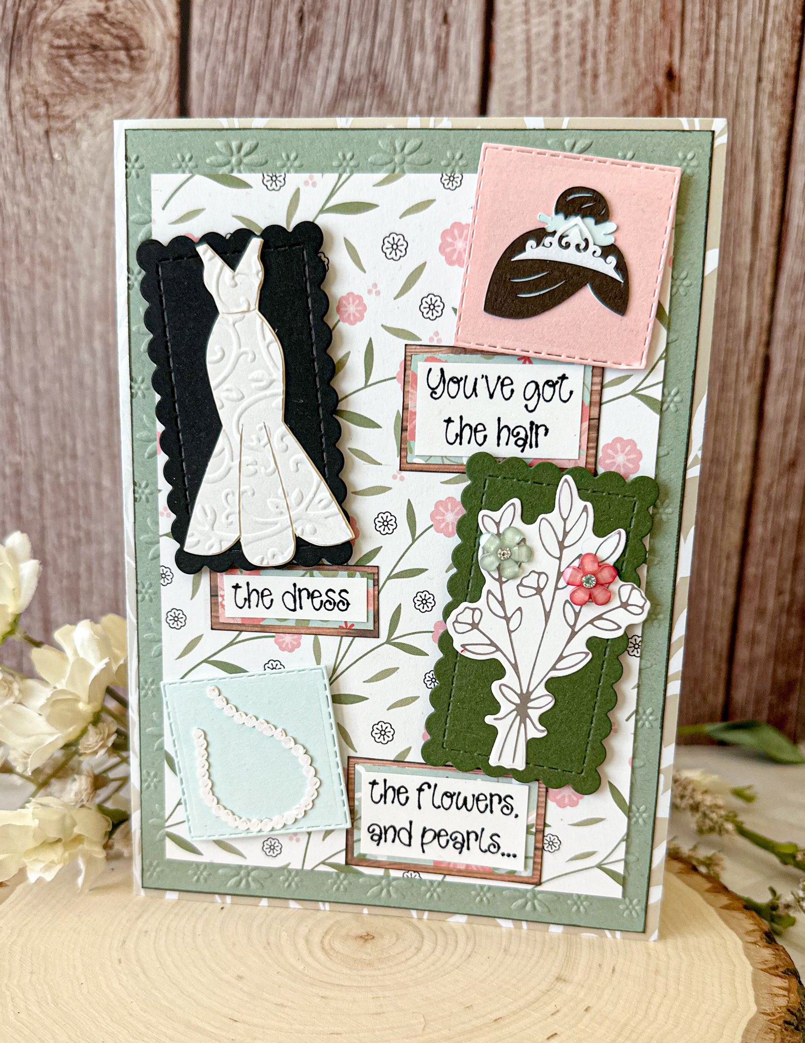 Bridal Shower Card, Card from Bridesmaids, Card from Bride Tribe, Bride to Be Shower Card