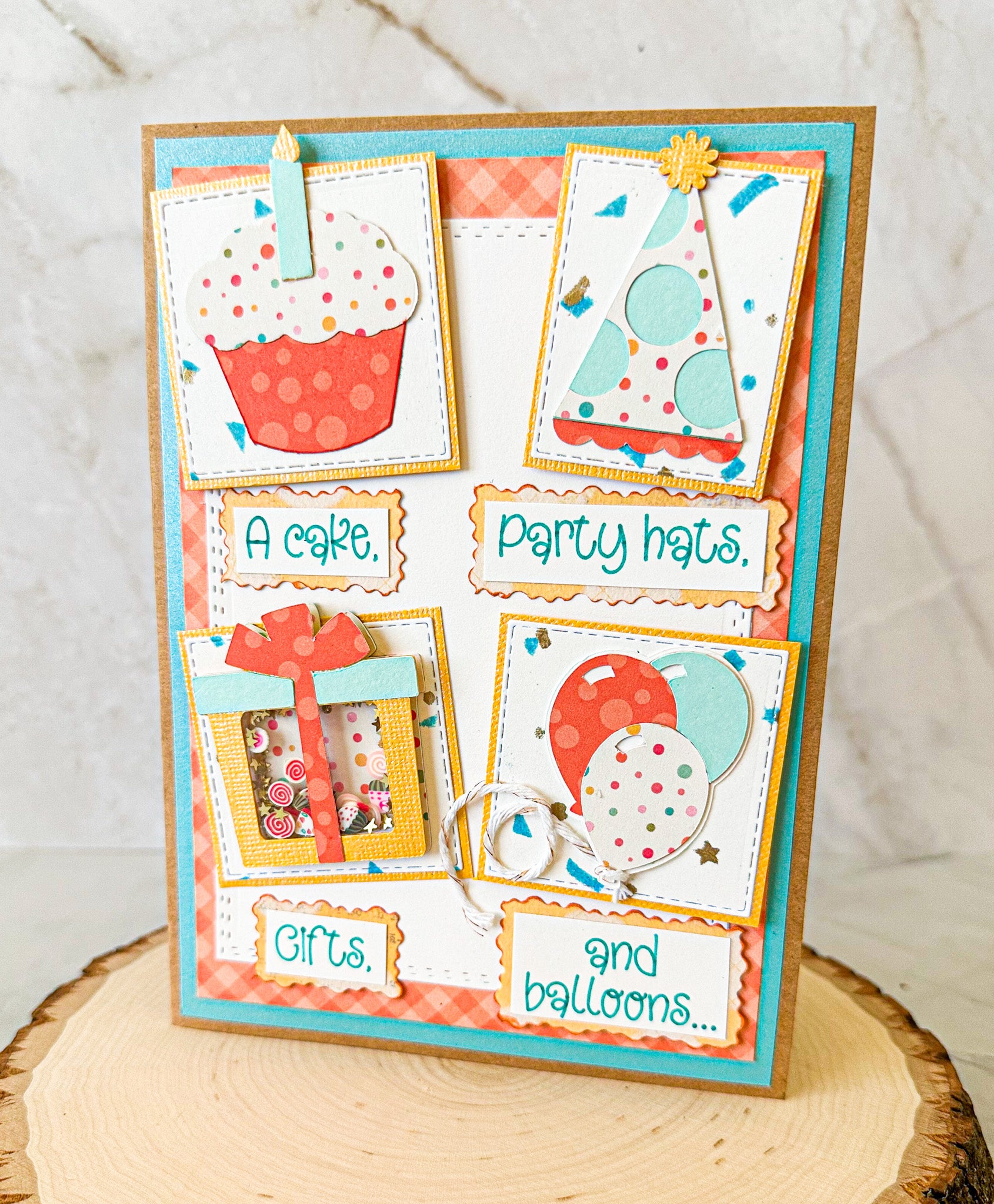 Polka-Dot Birthday Card - New Beginning Designs