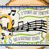 Music Birthday Card