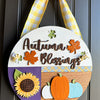 Autumn Blessing Door Sign, Fall Door Sign, Autumn Door Decor, Fall Door Decorations