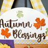 Autumn Blessing Door Sign, Fall Door Sign, Autumn Door Decor, Fall Door Decorations