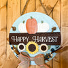 Happy Harvest Door Sign, Fall Harvest Door Decor, Handmade Wooden Fall Sign, Fall Decor for Front Door