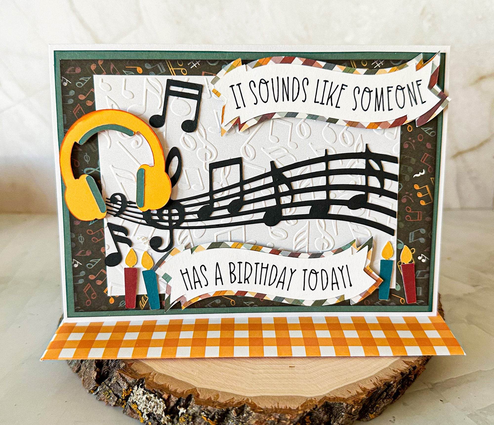 Music Birthday Card - New Beginning Designs