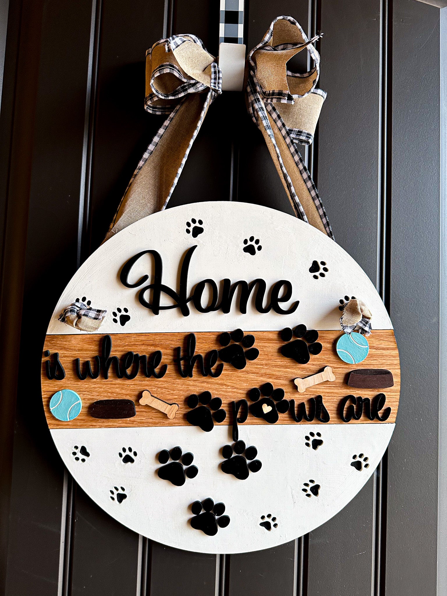 Dog/Cat Front Door Sign- Farmhouse - New Beginning Designs