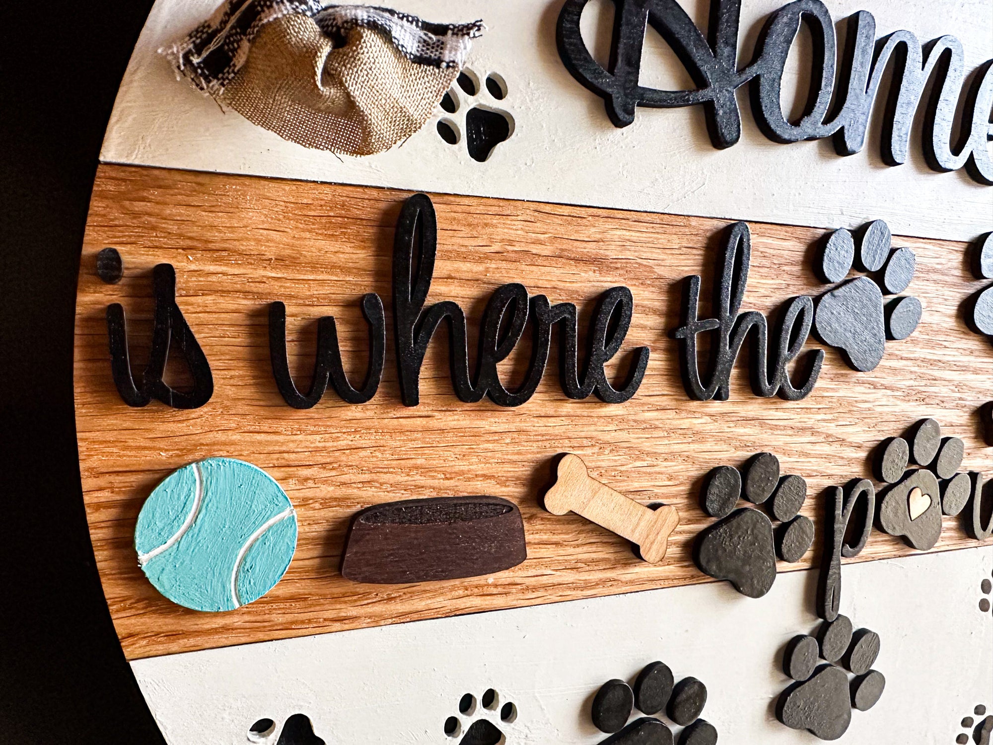 Dog/Cat Front Door Sign- Farmhouse - New Beginning Designs