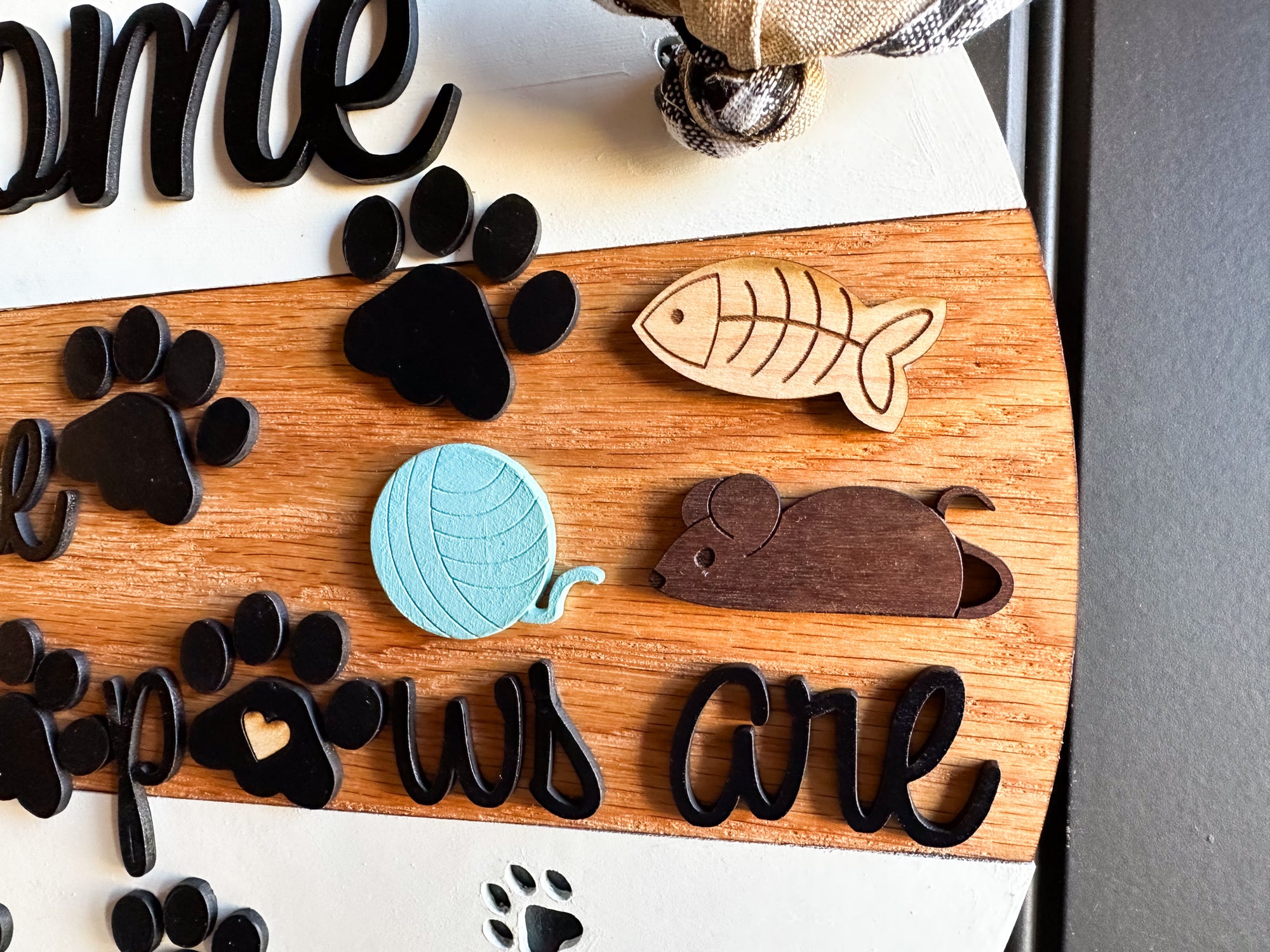 Dog/Cat Front Door Sign- Farmhouse - New Beginning Designs