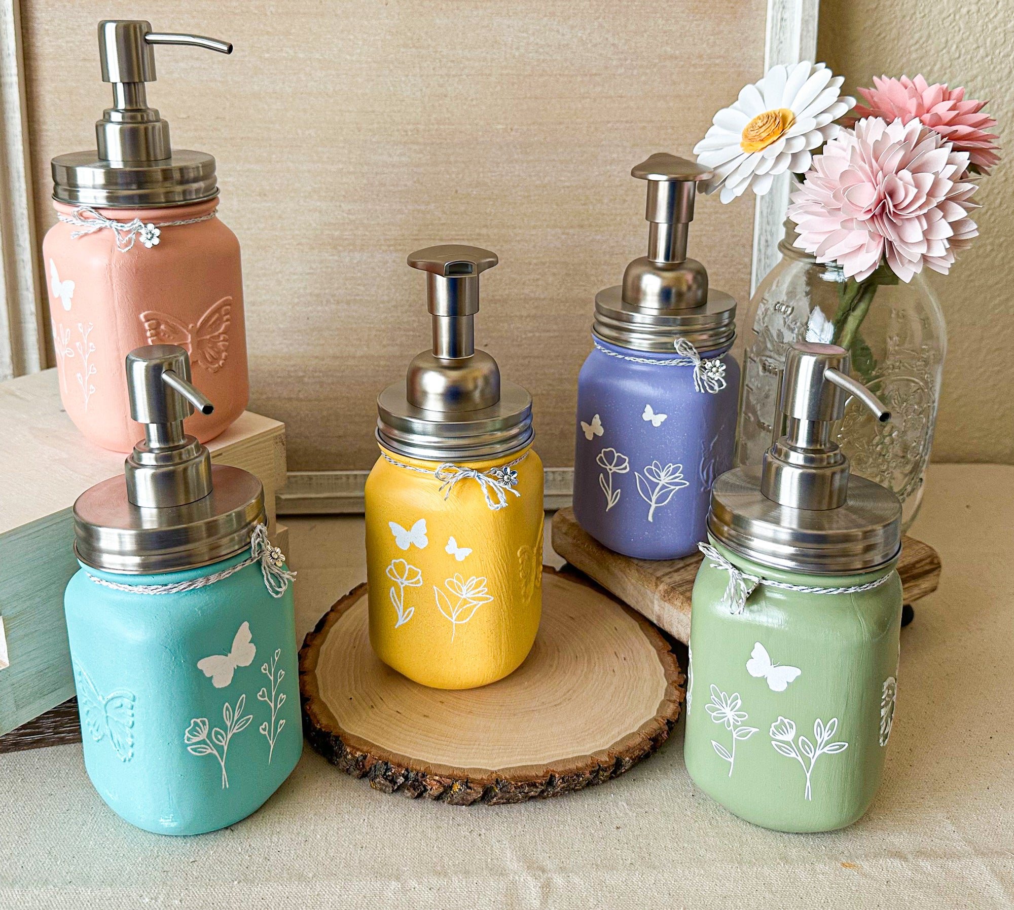 Mason Jar Mother's Day Card - New Beginning Designs
