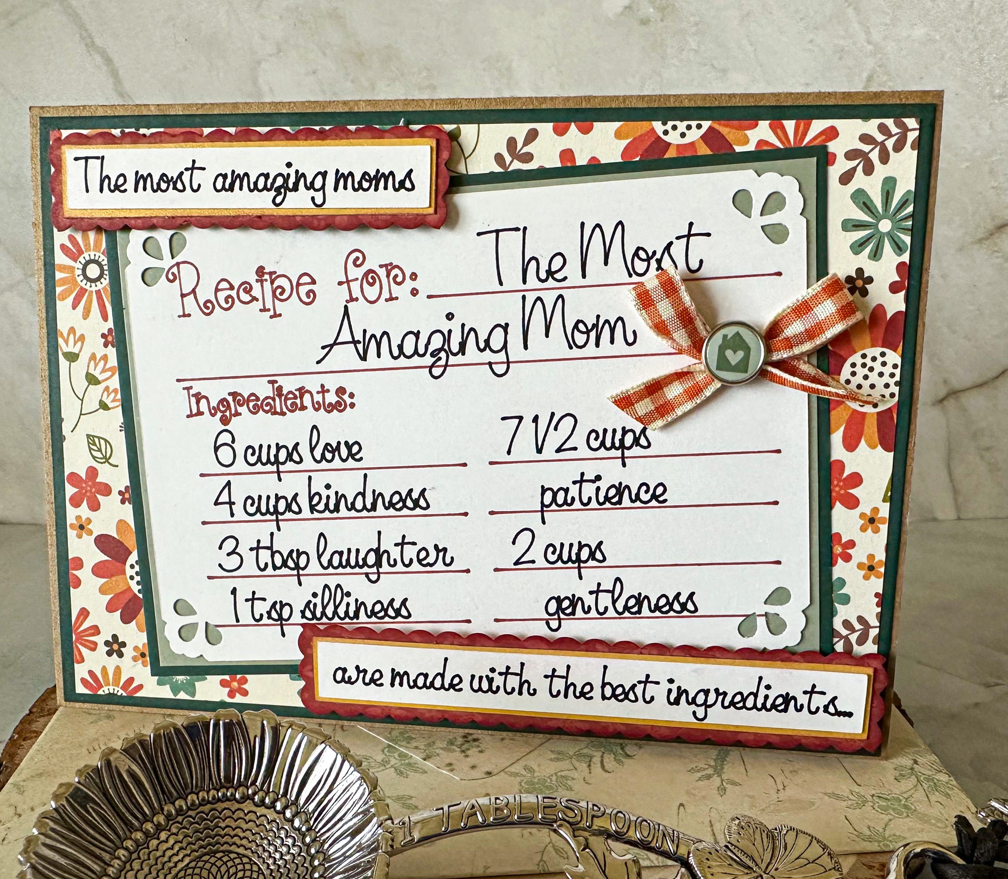Recipe Mother's Day Card - New Beginning Designs