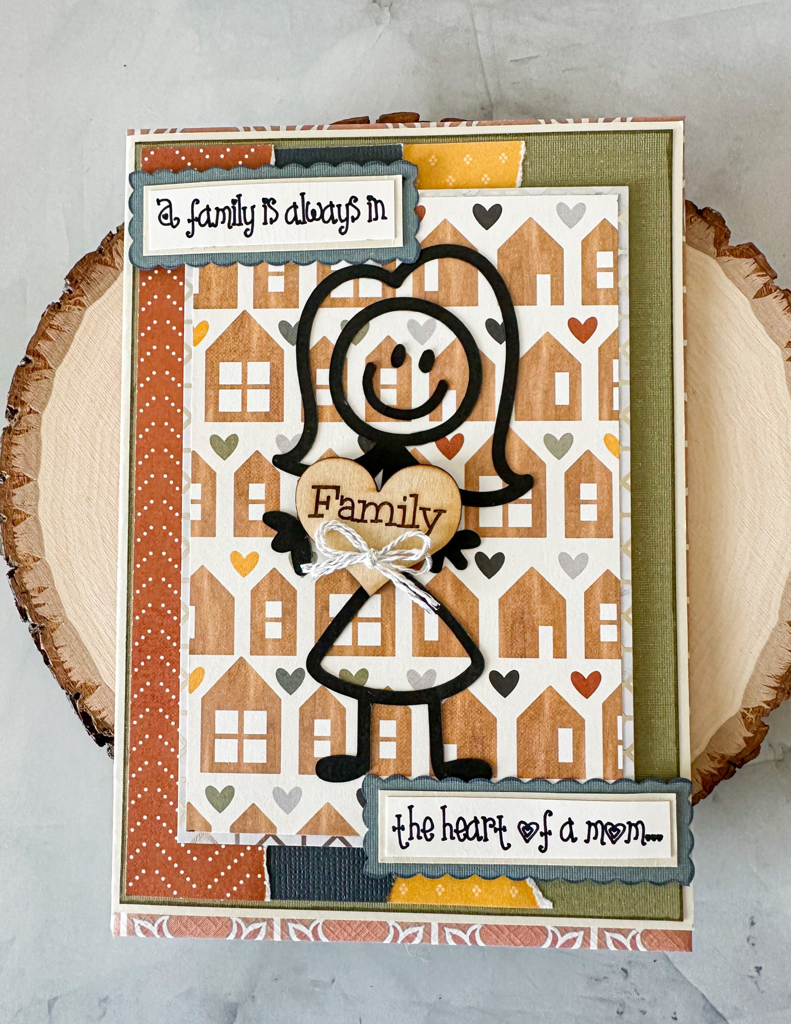 Stick Figure Mother's Day Card - New Beginning Designs