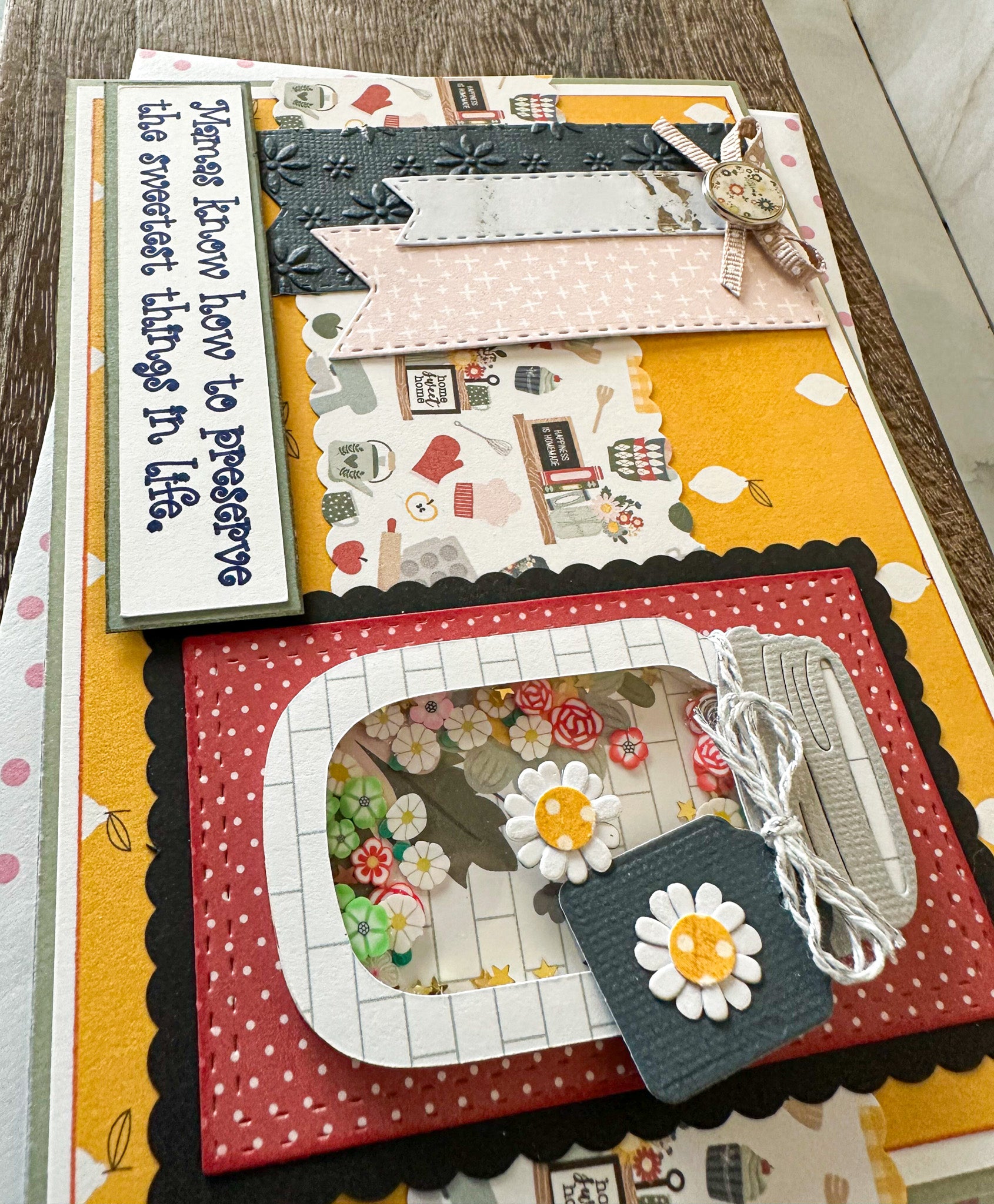 Mason Jar Mother's Day Card - New Beginning Designs