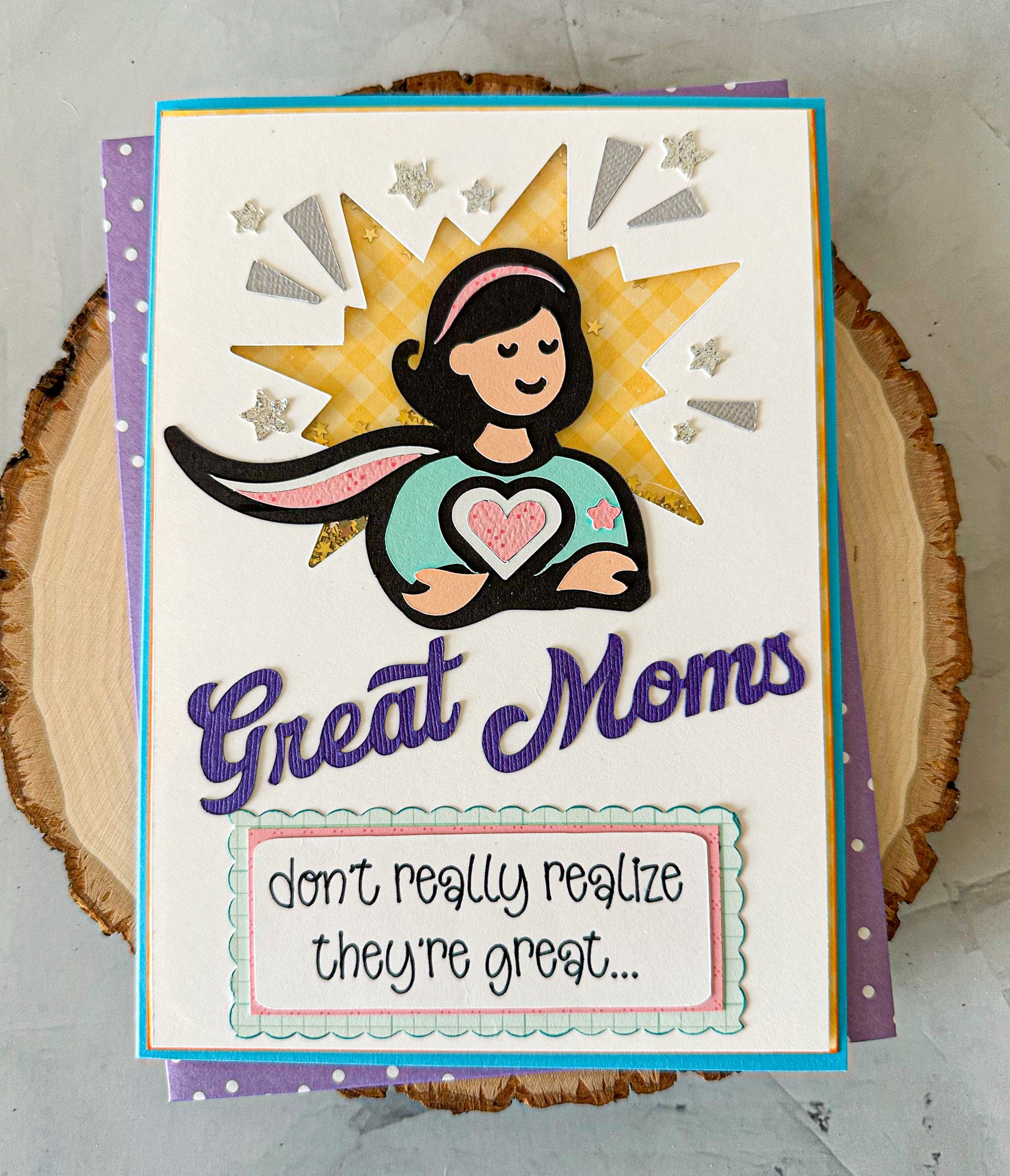 Super Hero Mother's Day Card - New Beginning Designs