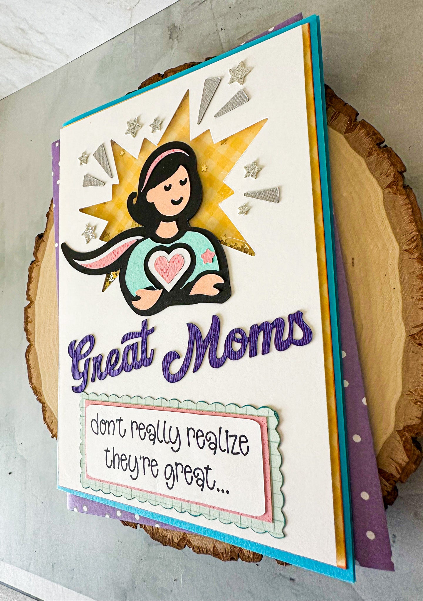 Super Hero Mother's Day Card - New Beginning Designs
