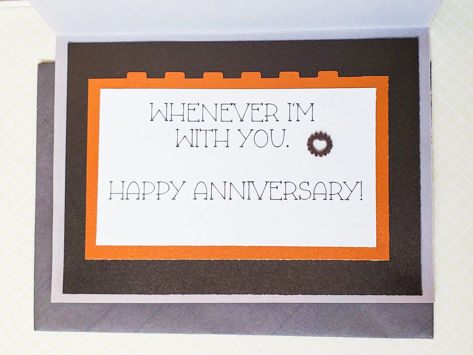 Robot Anniversary Card - New Beginning Designs