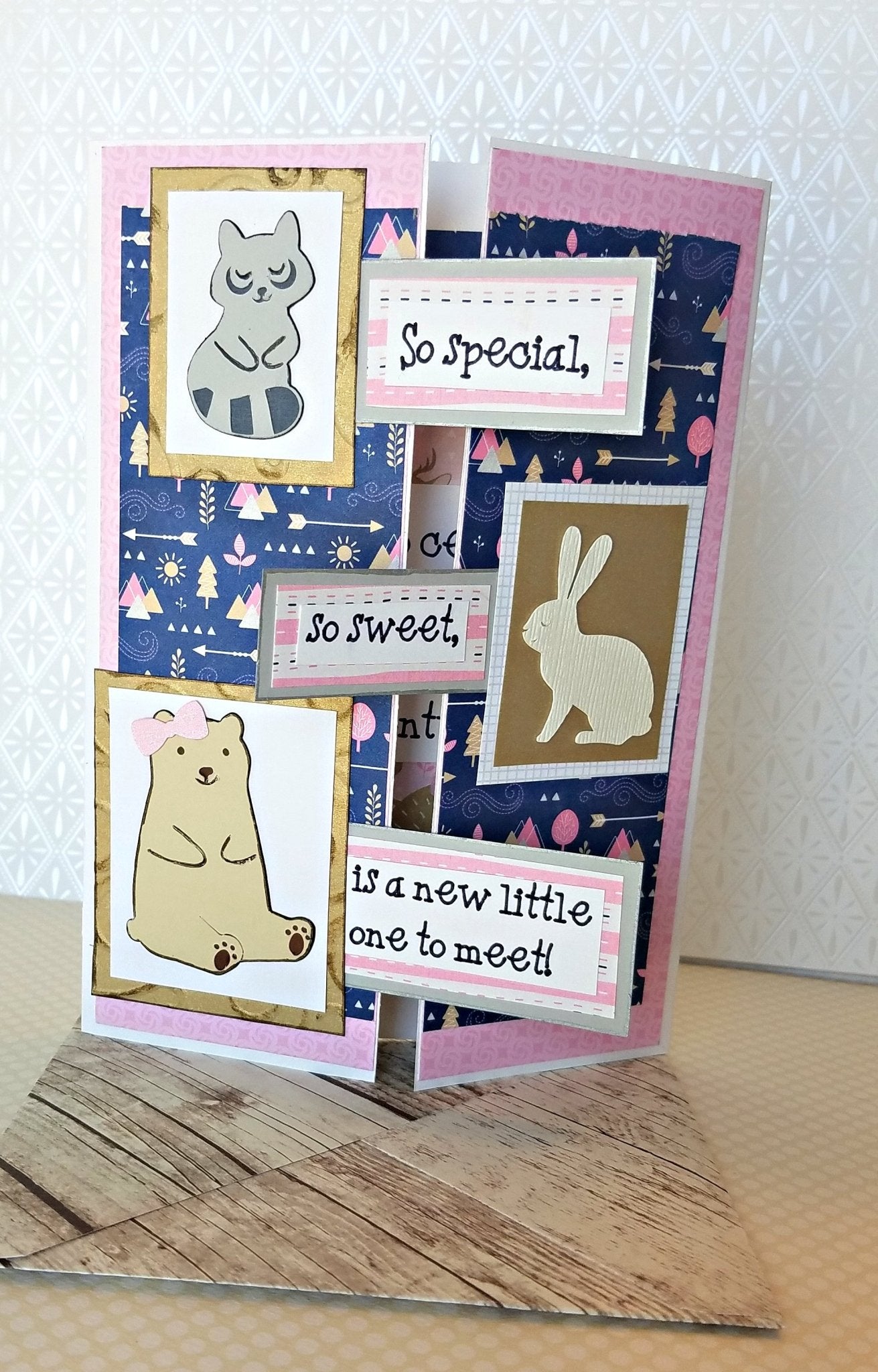 Baby Shower Woodland Card - New Beginning Designs