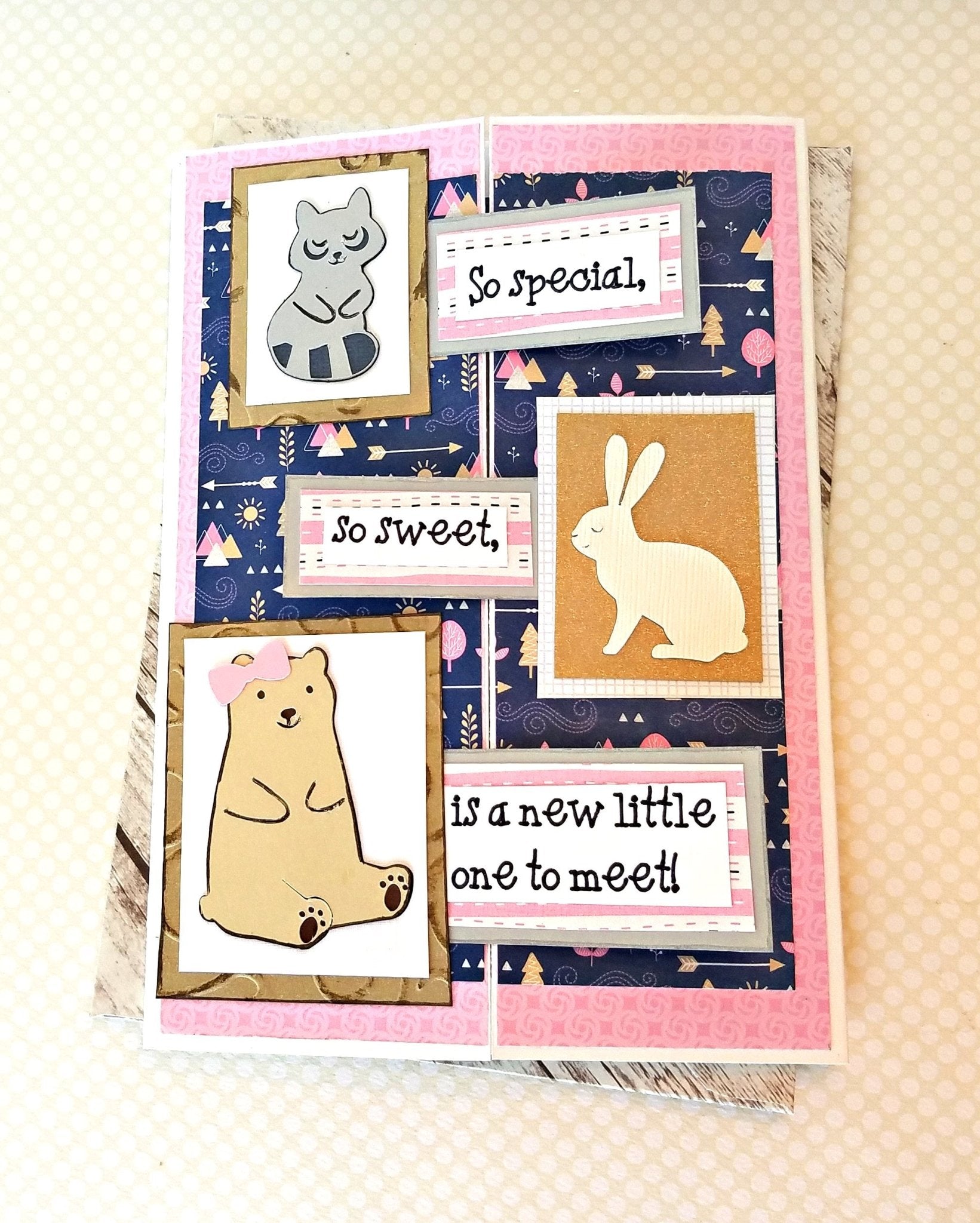 Baby Shower Woodland Card - New Beginning Designs