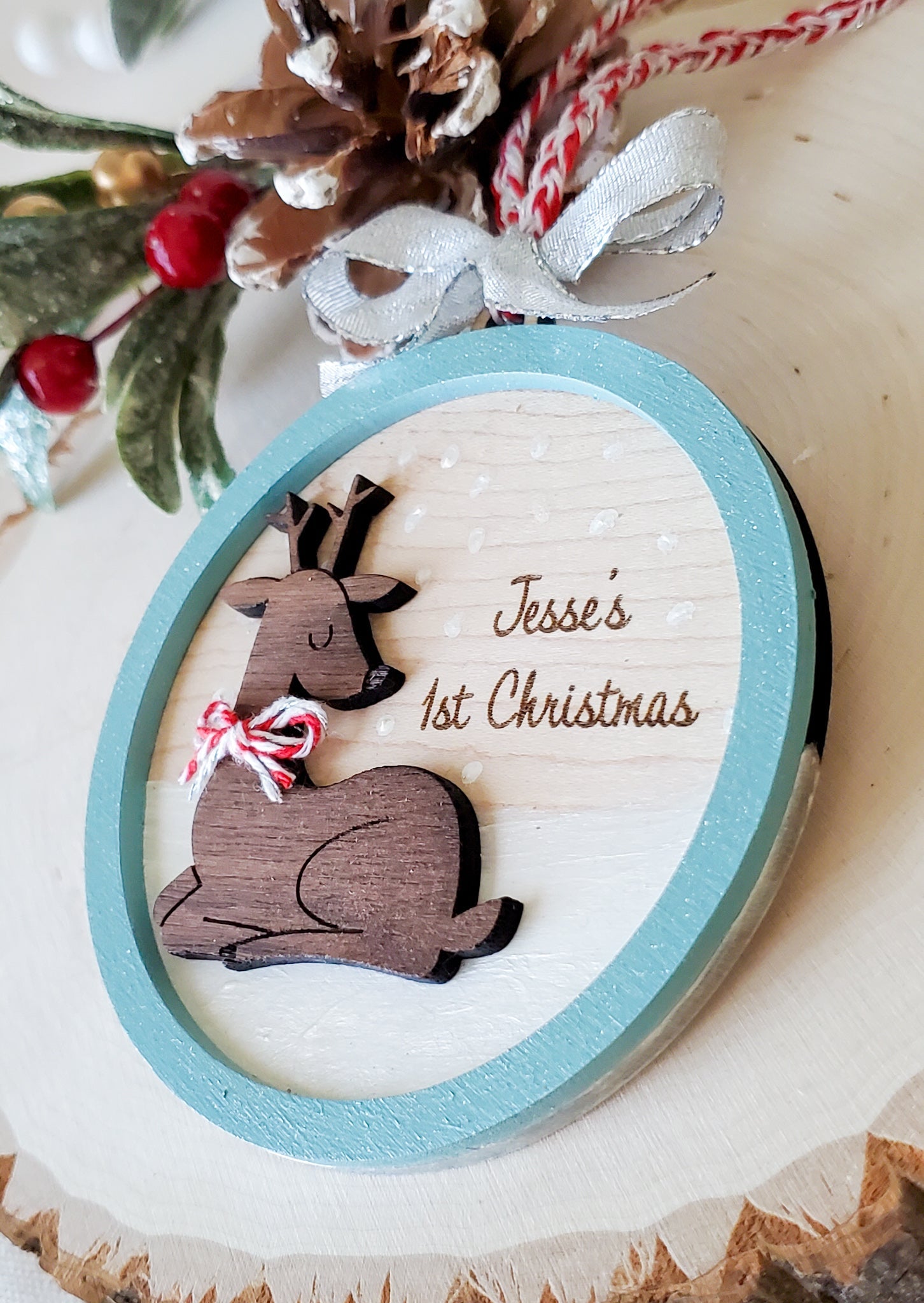 Baby's First Christmas Ornament - New Beginning Designs