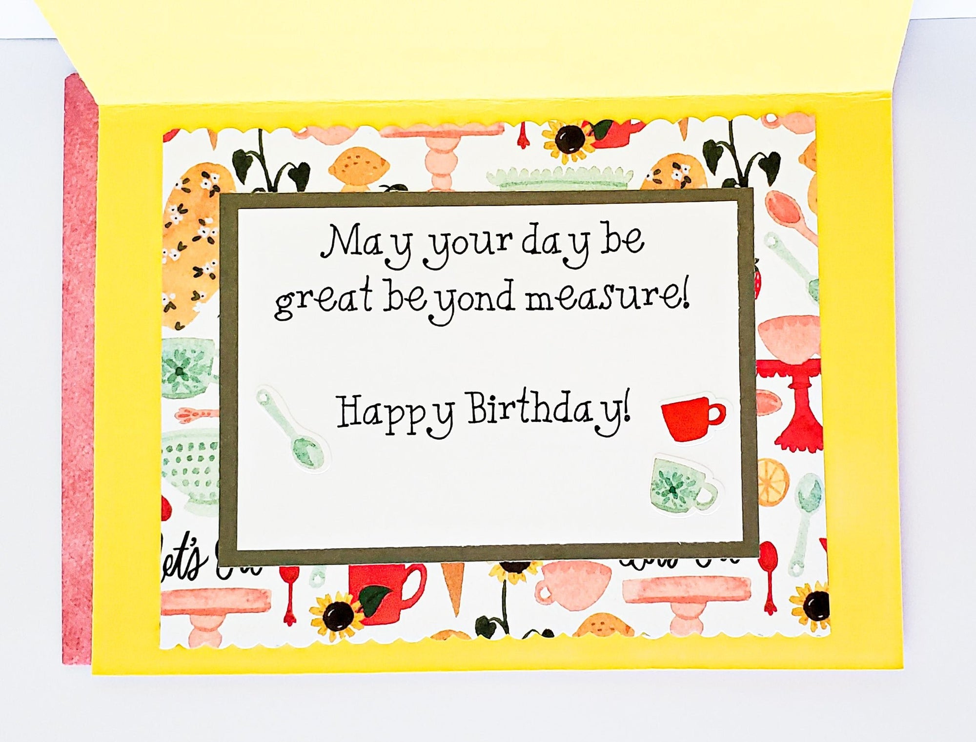 Baking Birthday Card - New Beginning Designs