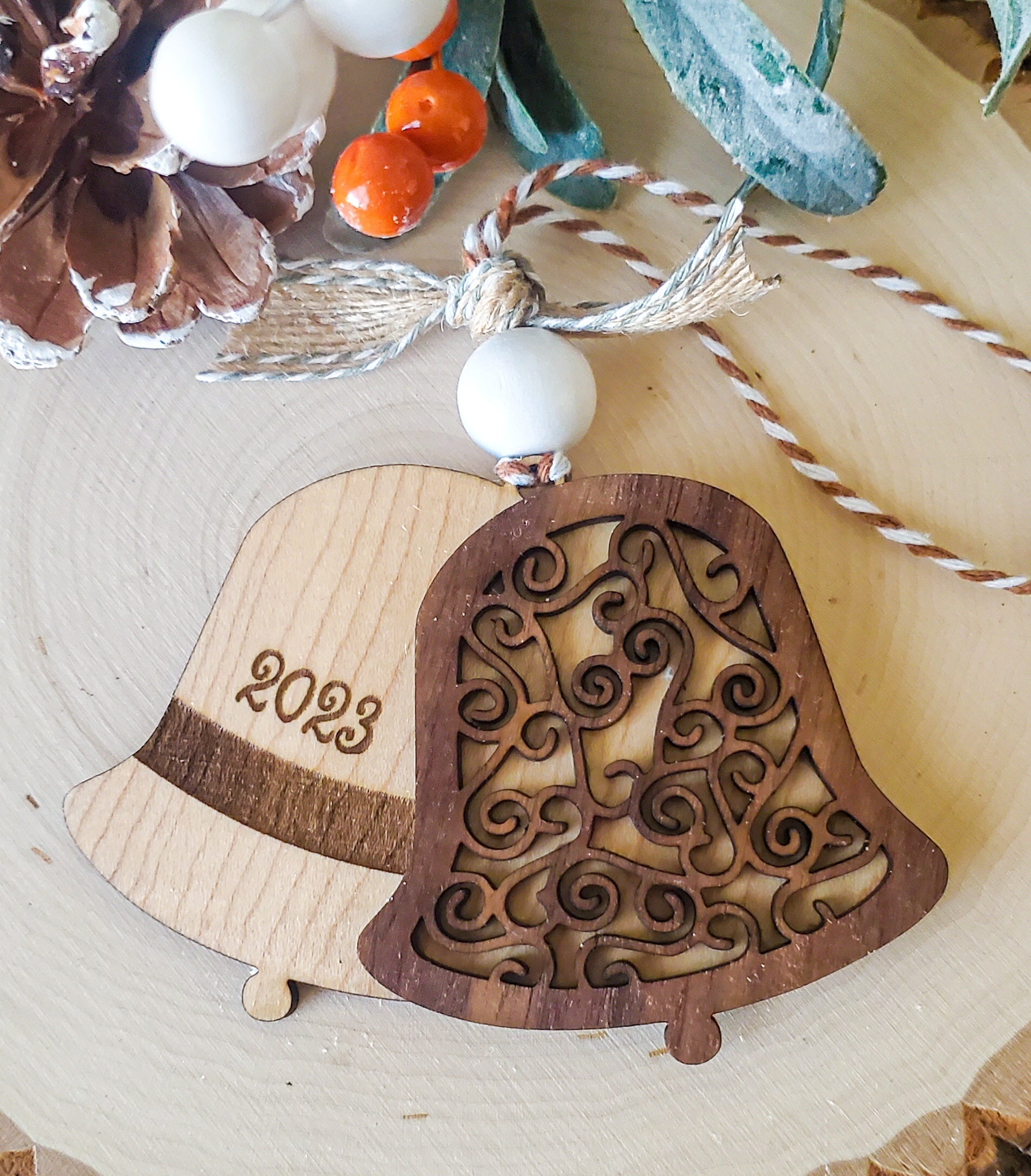 Bells Christmas Ornament - New Beginning Designs