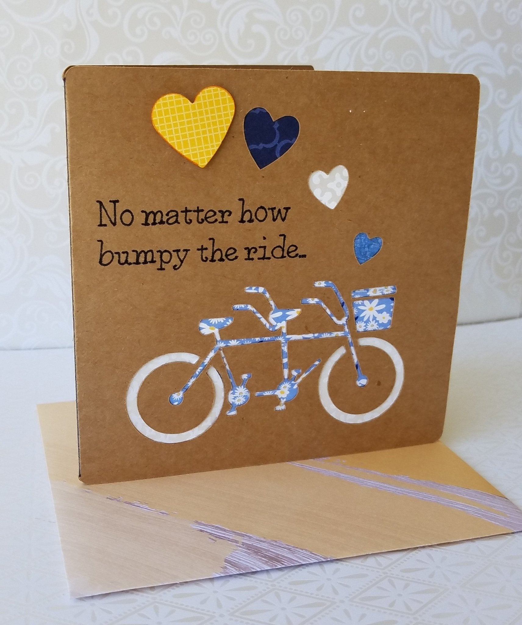 Bicycle Anniversary Card - New Beginning Designs