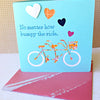 Bicycle Anniversary Card - New Beginning Designs