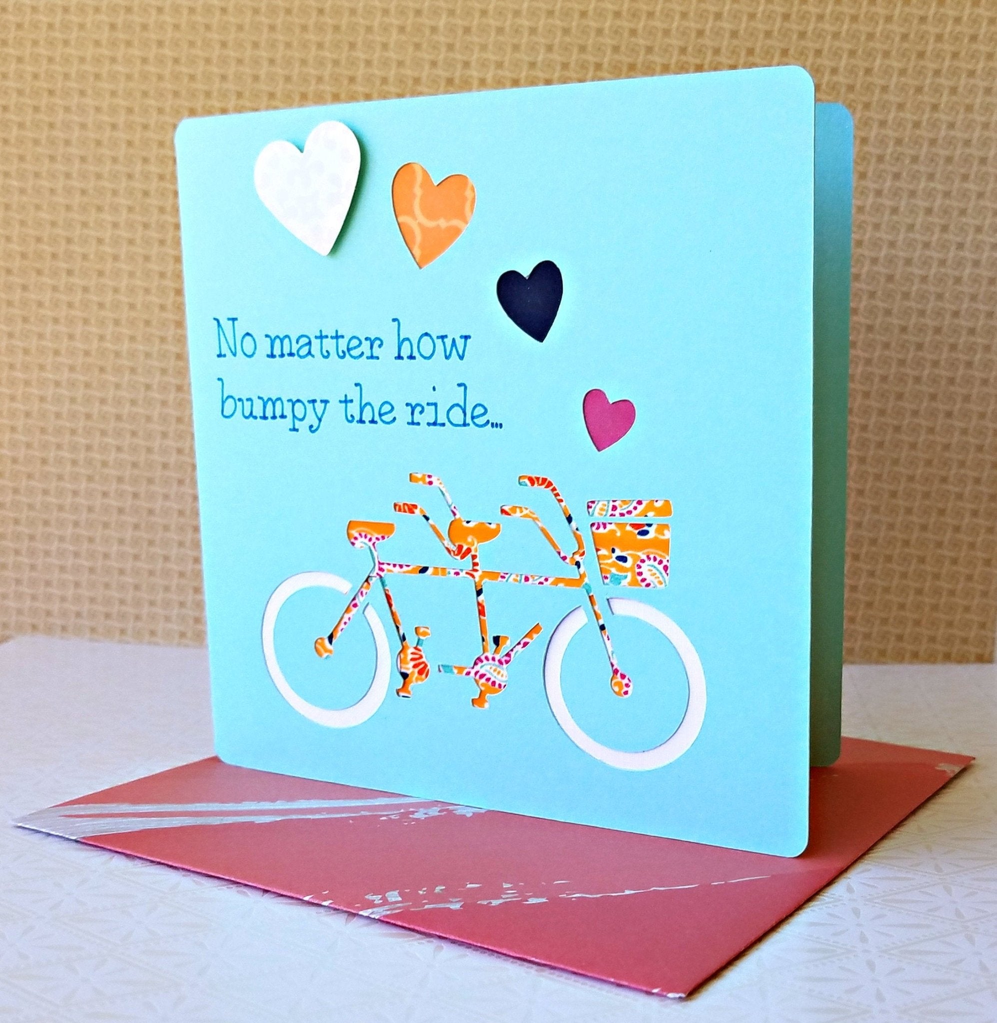 Bicycle Anniversary Card - New Beginning Designs